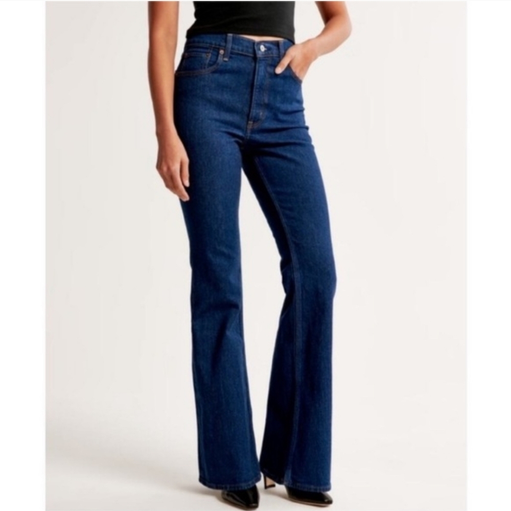 Abercrombie & Fitch The Vintage‎ Flare High Rise Jeans Curve Love